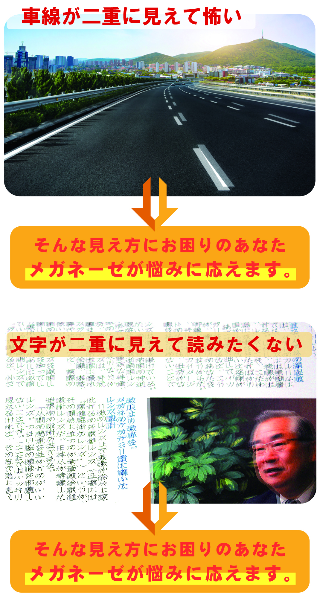 眼位の異常,斜視の見え方,メガネーゼにおまかせ
