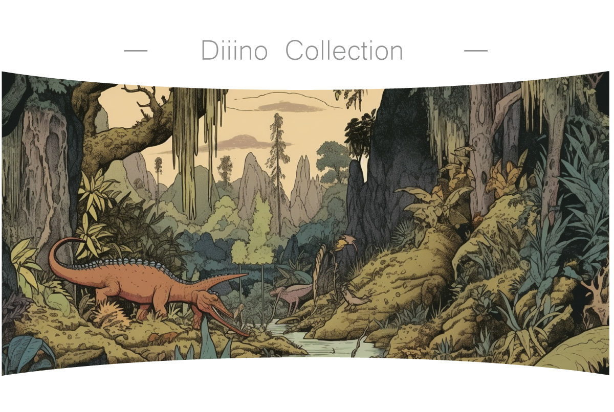 DiiiNO（ディーノ）ブランドの恐竜モチーフのメガネ